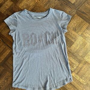 Zadig & Voltaire Gray 'Rock' Short Sleeve Tee